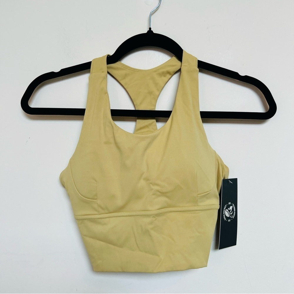 Women's Yellow Sports Bra